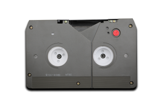 Beta Betacam tape ready for digital transfer at Digital Works Canada